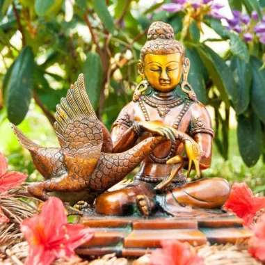 Buddha Siddhartha 22,5cm Messing