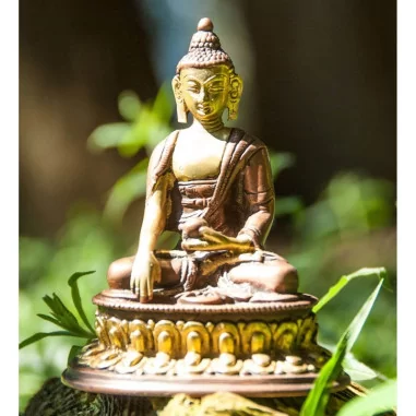 Shakyamuni 12cm Messing Buddha
