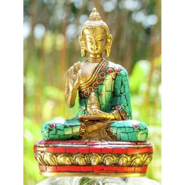 Kanakamuni 11,5cm Messing Buddha