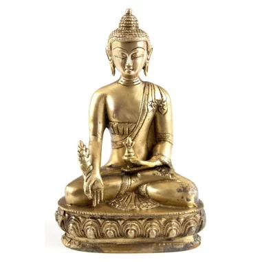 Medizin Buddha 20cm Messing