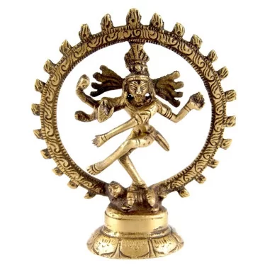 Shiva Nataraj 10,5cm Messing