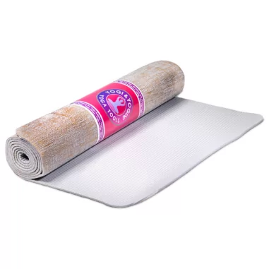 Yogi & Yogini Yogamatte Jute grau