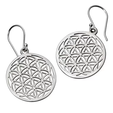 BLUME DES LEBENS - Ohrringe Silber