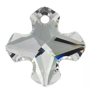 Anhänger Kristall Griechisches Kreuz 18mm bleifrei Swarovski