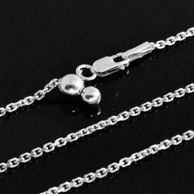 Ankerkette 1,6mm Silber - stufenlos verstellbar