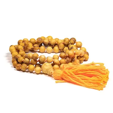 Palo Santo Mala mit Guru Perle mit Knoten