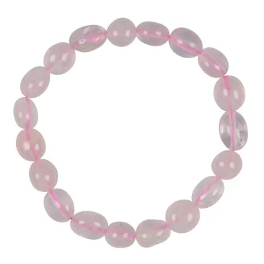 Armband Nuggets Rosenquarz 8-10mm