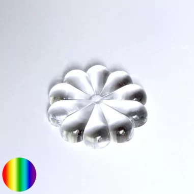 Kugelhalter - Kristallglas Blume
