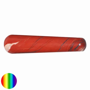 Massage-Griffel – Roter Jaspis