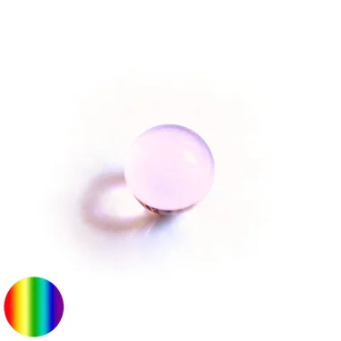 Kristallkugel - rosa 30mm