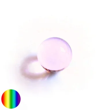 Kristallkugel - rosa 40mm