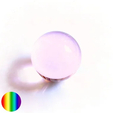 Kristallkugel - rosa 70mm