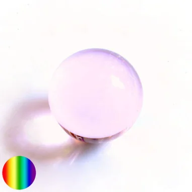 Kristallkugel - rosa 80mm