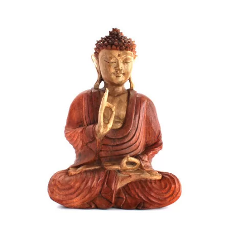 Buddha Holz Stein